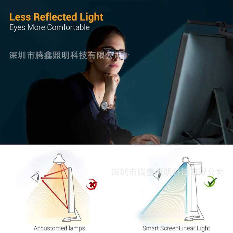 屏幕灯 夹子灯 led电脑显示器屏幕壁挂灯读屏灯usb笔记本工作台灯