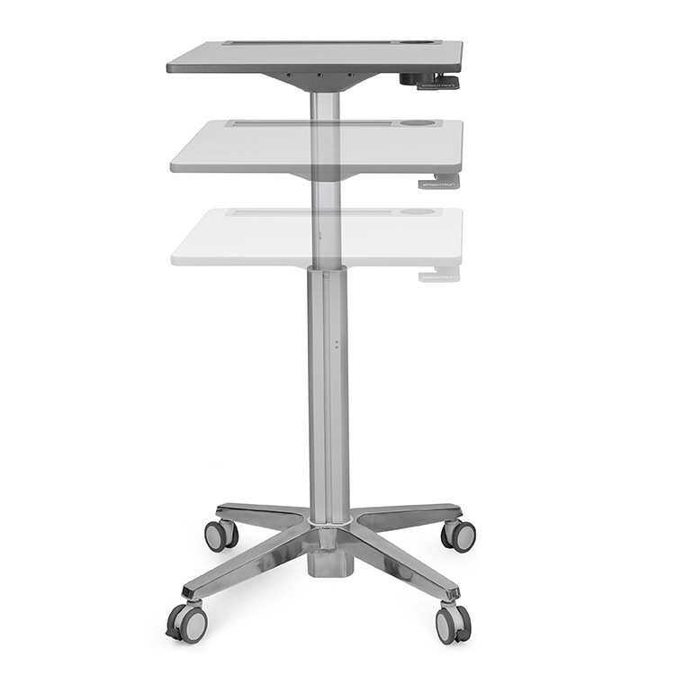 Ergotron爱格升24-547-003移动办公桌升降工作桌职员桌课桌讲桌