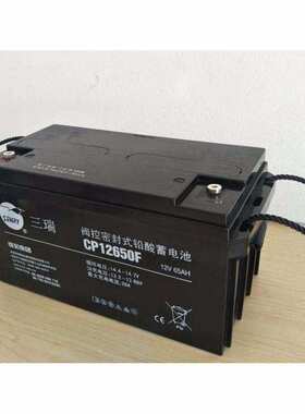 三瑞蓄电池CP12650 12V65AH 后备电源 数据基站 直流通信