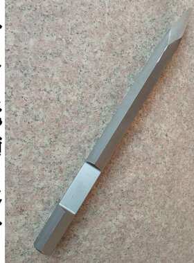 六角铣槽尖凿扁凿对面边距S28*400mm电镐头整体六角中间带凹凿子