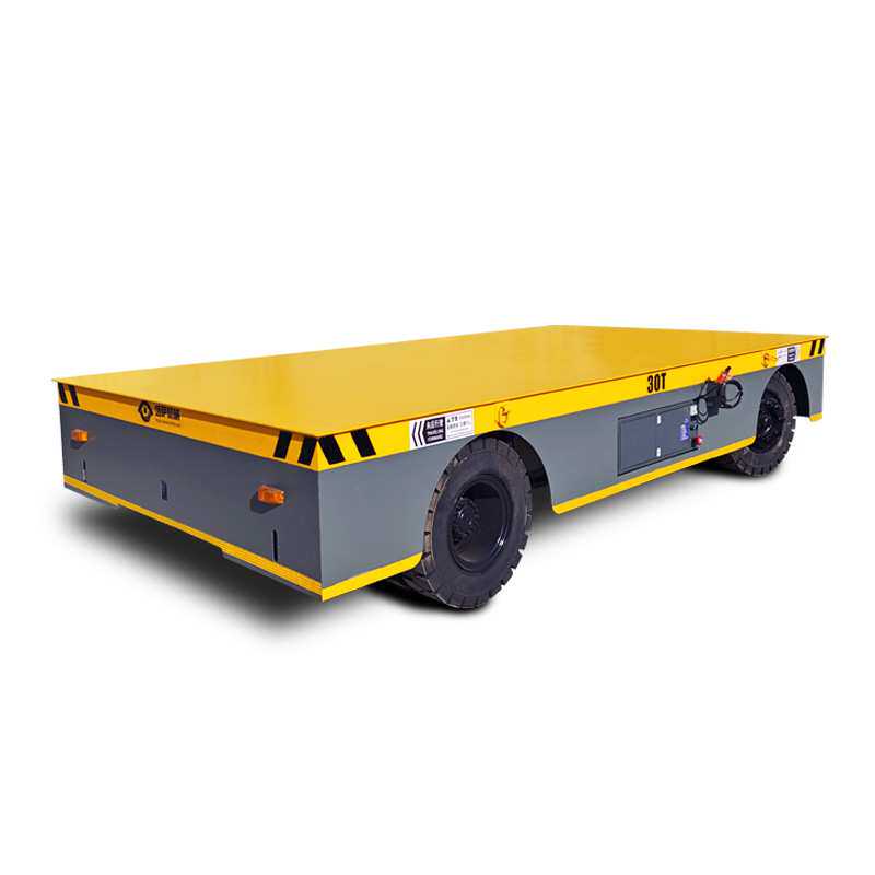 电动平车蓄电池无轨搬运车铝棒铝锭运输平板车20吨电动重载平台