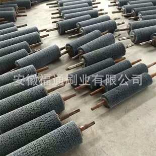 毛刷厂生产多种工业清洗机械配件毛刷辊磨料丝毛刷辊刷丝坚固