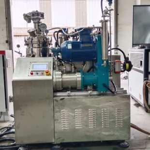 0.5/1/2/3L双动力离心式纳米砂磨机科研专用磷酸铁锂磷酸锰铁