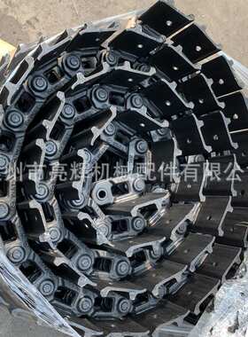 90节距焊板型材板35MnB链条微挖履带总成小松迷你挖机PC20