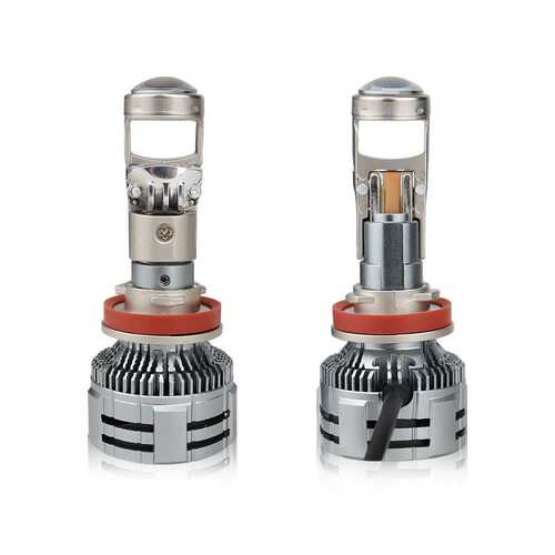 汽车led大灯自带透镜 9005 H7H11 9006汽车透镜改装聚光LED大灯