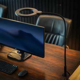 LED护眼台灯书桌学生儿童家用学习大长臂夹式电脑工作灯