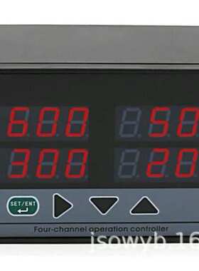 双通道数显表 温度压力液位控制表 4-20mA显示仪可调智能电子