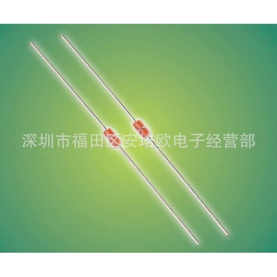 NTC热敏电阻 玻封MF58-103J 二极管封装 10KΩ±5％B值3950K3435K