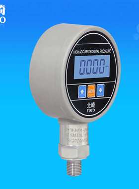 YOTOPC8测气压水压液压机油压力计LCD电池供电数字压力表数显