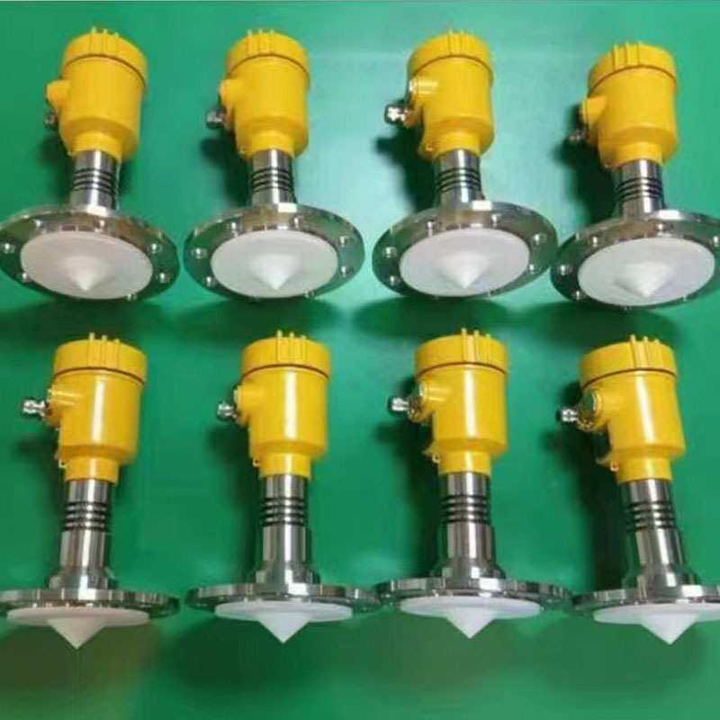 80G高频 物位液位计防爆防腐化工河道导波喇叭口26G液位变送器