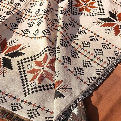 网红野餐垫ins露营毯子帐篷地垫防潮加厚户外折叠波西米亚风桌布