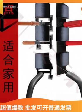 增加扫腿功能 壁挂式弹簧桩 咏春拳木人桩简易 截拳道木人椿 竹桩