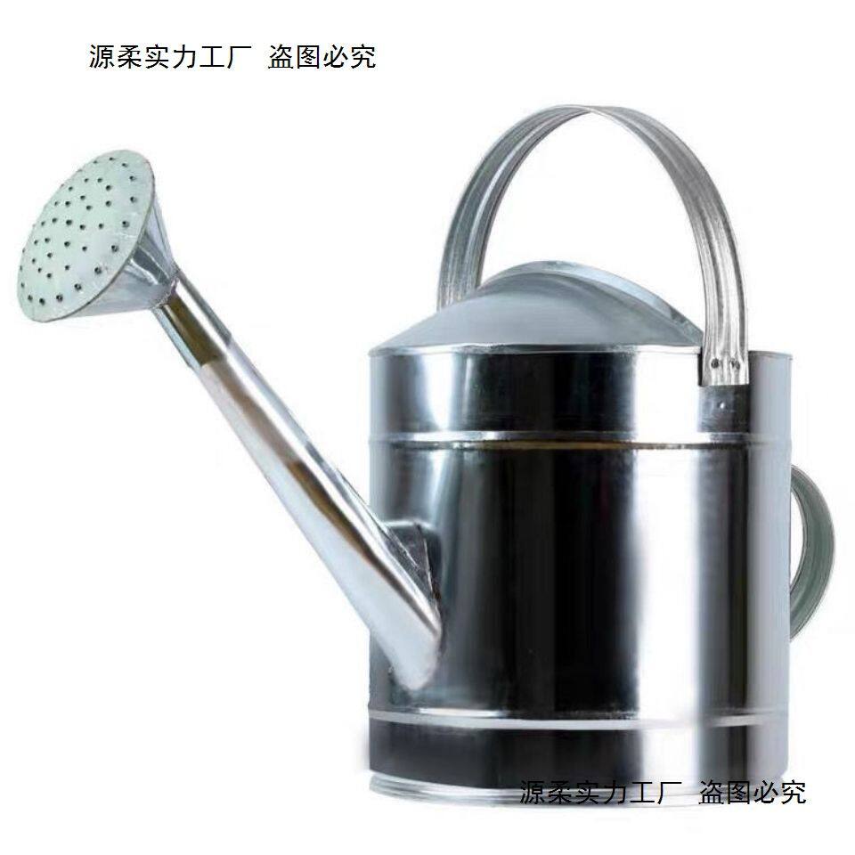加厚纯手工镀锌不锈铁皮洒水壶园艺浇花水壶农用家用浇菜水桶淋菜