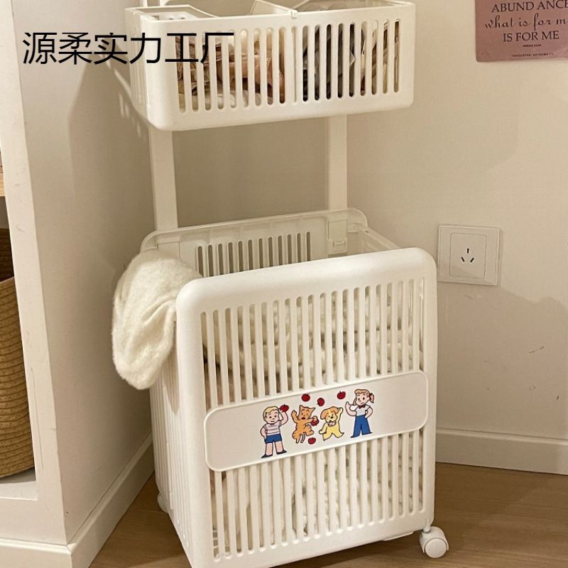 可折叠脏衣篓推车家用脏衣篮带轮脏衣服收纳筐感洗衣篮污衣篮收纳