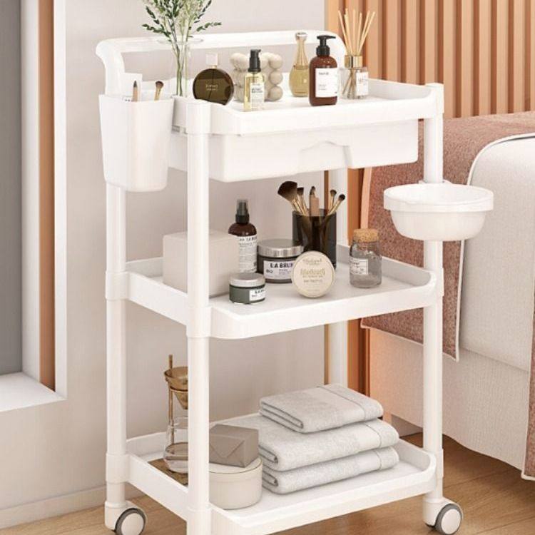 美容车美容院专用小推车仪器工具车美睫美甲收纳置物架纹绣手推车