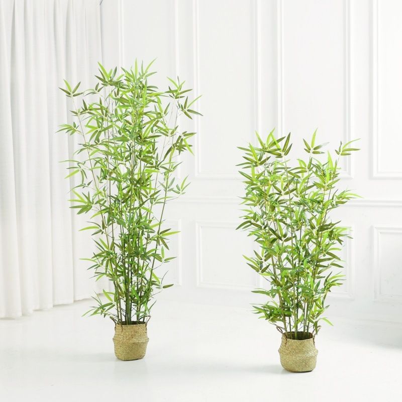仿真竹子装饰室内装饰假造景室外竹盆栽加密绿植室内设计绿植大促
