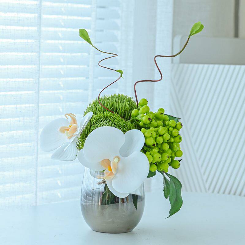 餐桌花摆花高颜值盆栽花艺北欧小清新假花花摆件家居客厅摆设