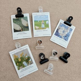 ?小夹子图钉创意便签夹照片墙装饰软木板毛毡板钉子照片按钉