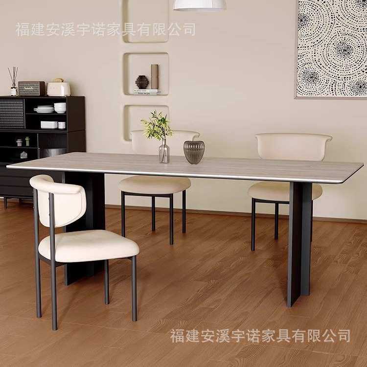 现代简约洞石岩板小户型客厅会客洽谈桌极简意式咖啡桌餐桌椅组合,3C数码配件,USB灯,淘宝优惠券,粉丝福利购,淘宝优惠卷