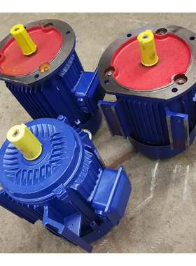 江苏新大力三相异步电动机YE3-112M-4 4KW380V立式卧式铜芯线圈