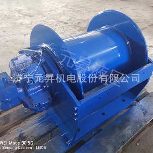 元 昇牵引起重液压绞车带制动器船用拖拽卷扬机自由下放绞车