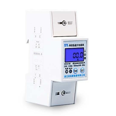 单相2p导轨电表防窃电专用液晶显示DDS5188