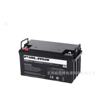 PALMA八马蓄电池PM65-12 12v65ah直流屏ups机房通讯基站船舶应急