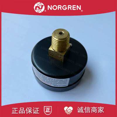压力表IMI NORGREN诺冠1.1mpa/11bar/160psi黑色1/4/300psi/20bar