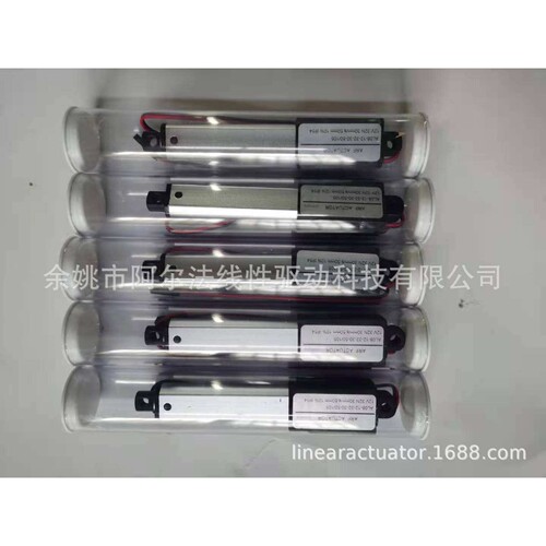 厂家批量供应AL08款拇指推杆微型伸缩杆电动电动缸螺杆电机