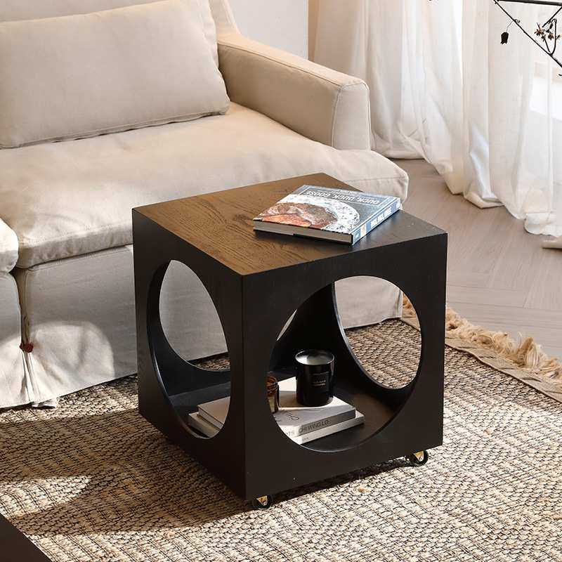 中古茶几复古实木沙发边几可移动茶几简约方形角几茶桌卧室床头柜,3C数码配件,USB灯,淘宝优惠券,粉丝福利购,淘宝优惠卷