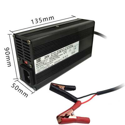 HE智能24V蓄电池充电器汽车货车叉车电瓶充电机27.6V10A大功率