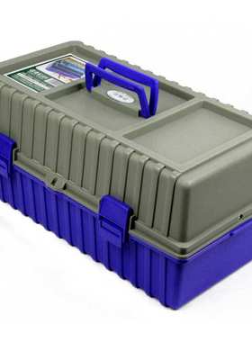 老A（LAOA）三层折叠塑料工具箱 多功能加厚电工箱17  LA109517