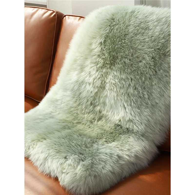 澳洲纯羊毛沙发垫坐垫皮沙发专用贵妃沙发椅垫长毛飘窗垫真毛