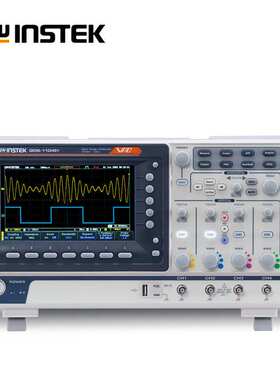 【】固纬GDS1102R数字存储示波器 四通道RS232通讯100MHz