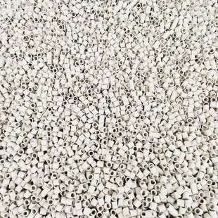 6mm6毫米陶瓷环小瓷珠 厂家货源迷你陶瓷拉西环6 五峰山牌