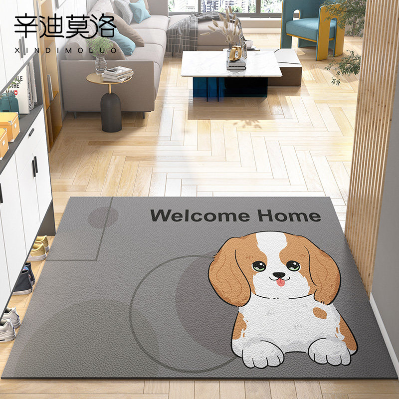 入户门地垫进门脚垫pvc门垫可擦免洗皮革进户可裁剪门口卡通地毯,居家布艺,家用脚垫,淘宝优惠券,粉丝福利购,淘宝优惠卷