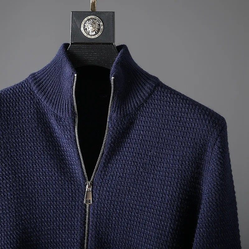 日系简约秋冬男士时尚休闲领保暖针织衫外套打底羊毛混纺毛衣开衫,男装,针织衫/毛衣,淘宝优惠券,粉丝福利购,淘宝优惠卷