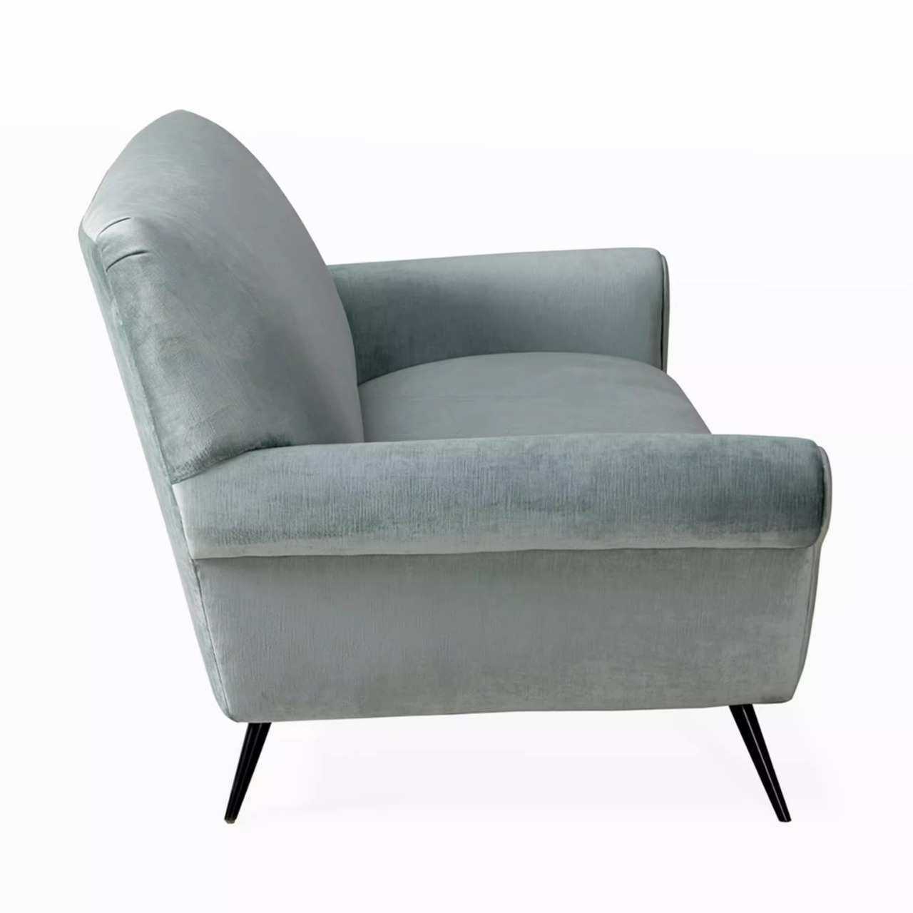 现代意式极简欧式风小户型客厅民宿酒店轻奢直排多人位布艺沙发