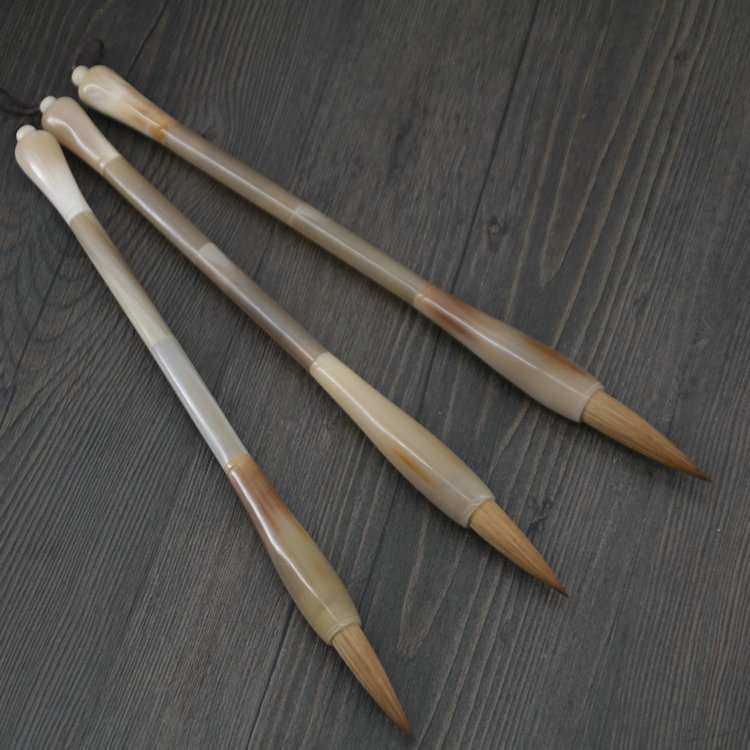 花牛角大抓笔 羊毫狼毫兼毫毛笔国画书法对联笔,鲜花速递/花卉仿真/绿植园艺,其它园艺用品,淘宝优惠券,粉丝福利购,淘宝优惠卷