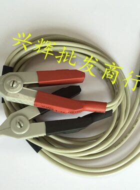 QJ44直流双臂电桥测试夹 标准硅胶测试线 测试夹四端钮测量钳