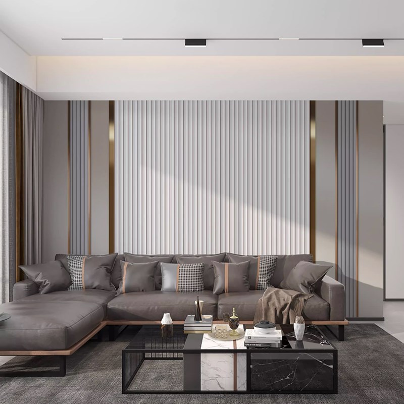 18D现代简约电视背景s墙纸客厅沙发无缝墙布几何轻奢线条壁纸壁画