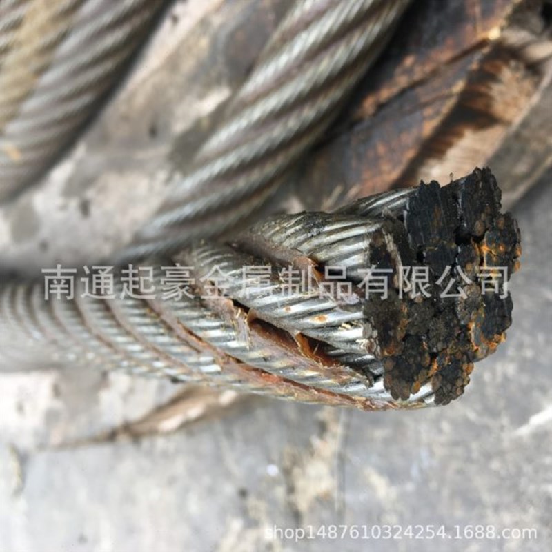 打桩机钢丝绳 钢丝绳6K*36WS+IWR-30扁丝耐P磨钢丝绳 面接触钢丝