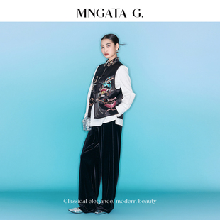 MNGATA G./曼加塔【凤凰于飞】25春新中式国风刺绣百搭马甲
