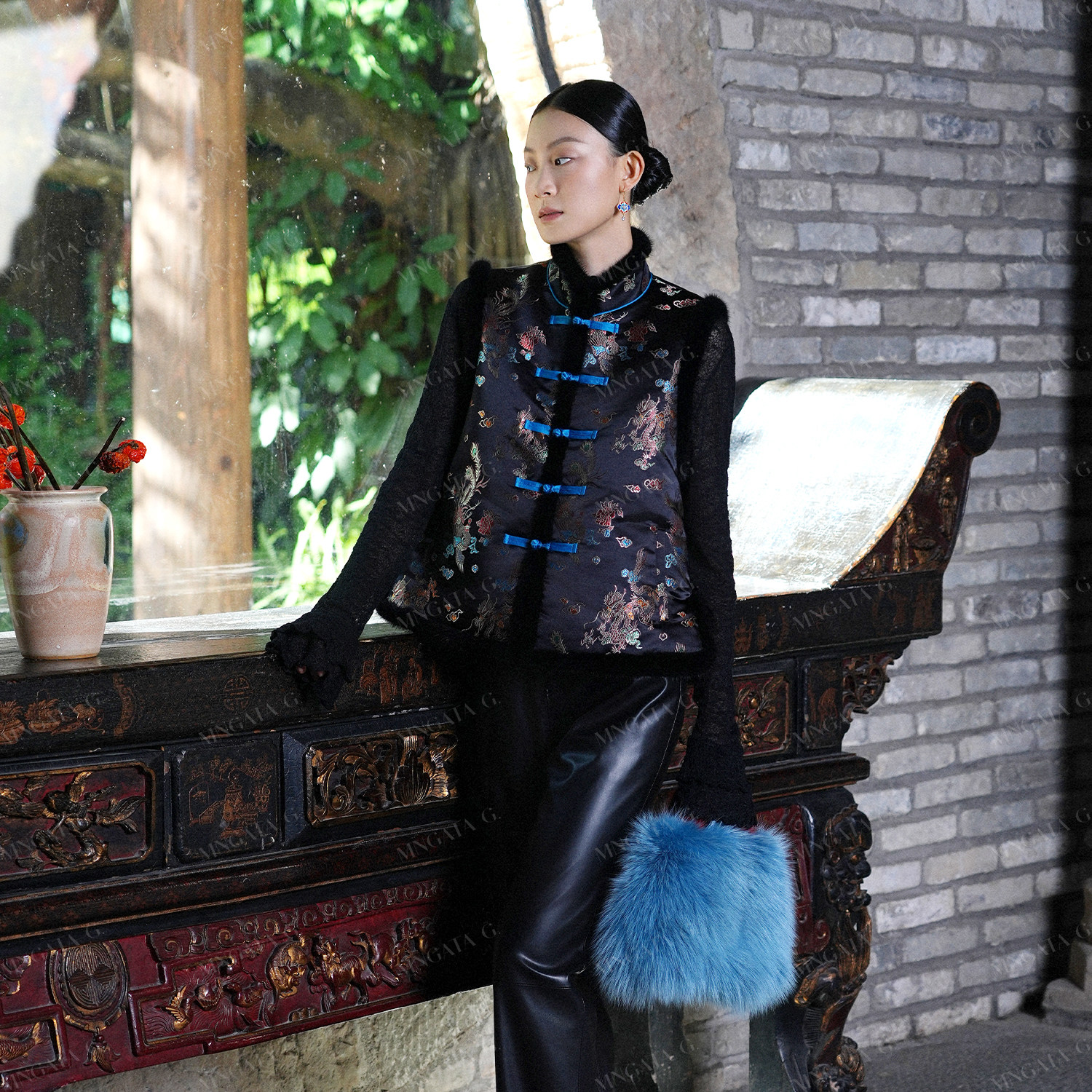 MNGATA G./曼加塔宫小妍【曼奢&middot;小主驾到】限量新中式中国风马甲