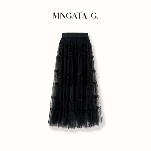 MNGATA G./曼加塔【满天星裙】夏日波嬉新中式女装百搭日常裙子