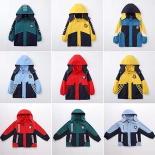 初中校服套装小学生校服冲锋衣单件外套冲锋裤班服幼儿园园服秋冬