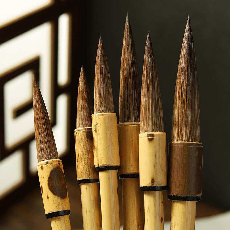 毛笔套装 送礼自用五支鼠须毛笔书法入门初学者成人送礼,3C数码配件,USB灯,淘宝优惠券,粉丝福利购,淘宝优惠卷