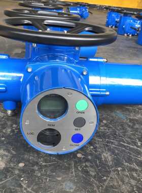 DZW120大扭矩智能开关型电动执行机构Modbus通讯就地远程控制380V