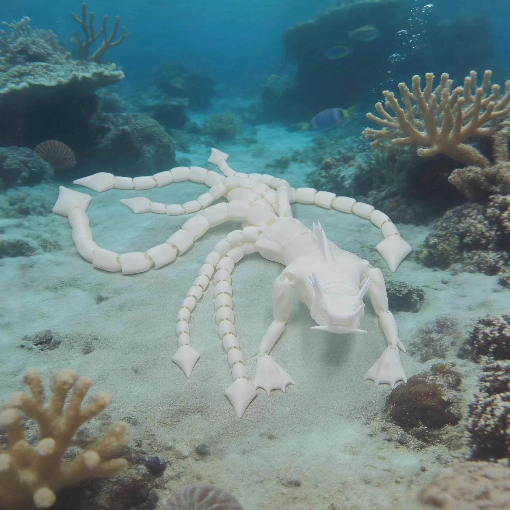 变异食海者模型3D打印深海迷航布里克尔巴玛雅布鲁利维坦怪兽摆件,模玩/动漫/周边/娃圈三坑/桌游,DIY手办/兵人/雕像,淘宝优惠券,粉丝福利购,淘宝优惠卷