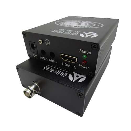 朗恒HDF-300C HDMI转同轴延长器视频线传300米无压缩音视频传输器